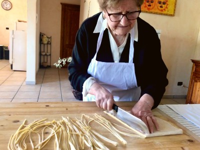 handmade pasta with grandma sant angelo romano