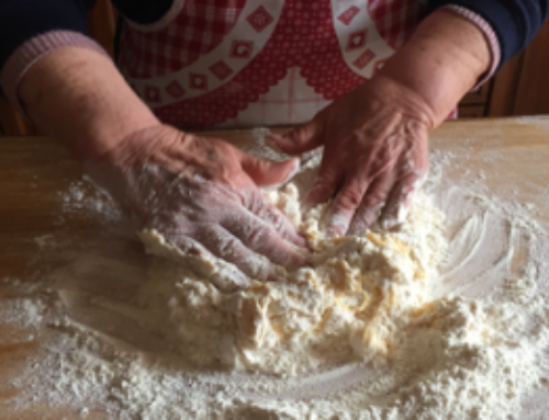 The Italian pasta dough